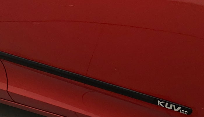 2018 Mahindra KUV 100 NXT K2+ P 6 STR, Petrol, Manual, 14,266 km, Driver-side door - Minor scratches