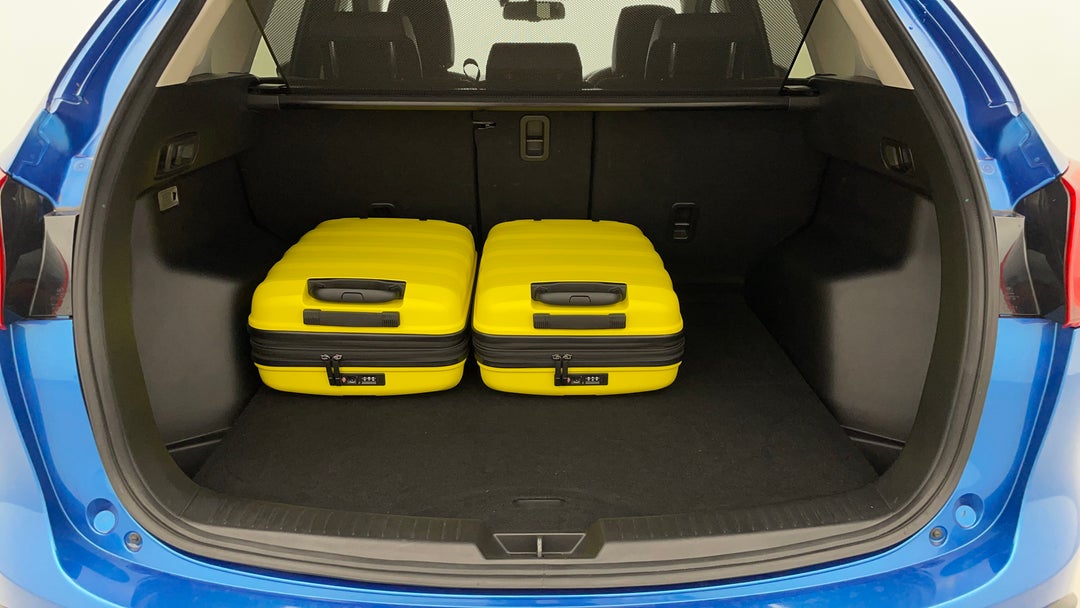 Boot Inside View with Luggage