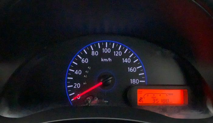 2018 Datsun Go Plus T, Petrol, Manual, 35,441 km, Odometer Image