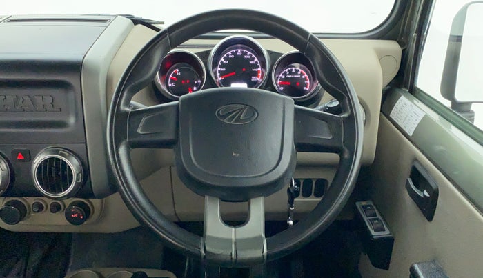 2018 Mahindra Thar CRDE 4X4 BS IV, Diesel, Manual, 21,244 km, Steering Wheel Close Up