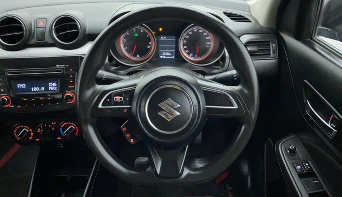 2018 Maruti Swift VXI D, Petrol, Manual, 30,069 km, Steering Wheel Close Up