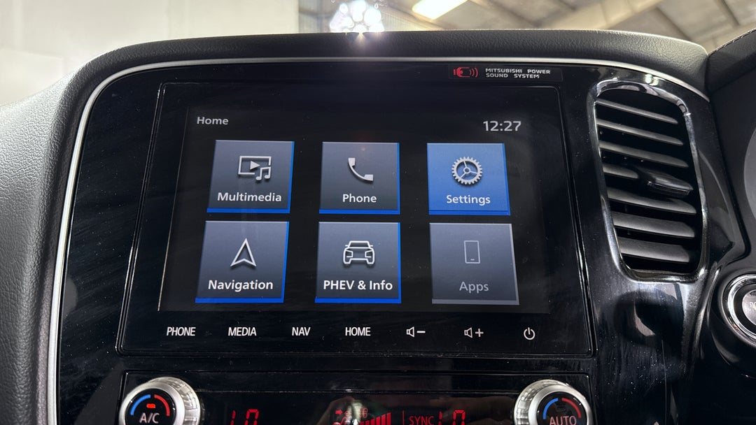 2020 Mitsubishi Outlander Phev Exceed 5 Seat (AWD), Automatic, 84513 km, Infotainment System