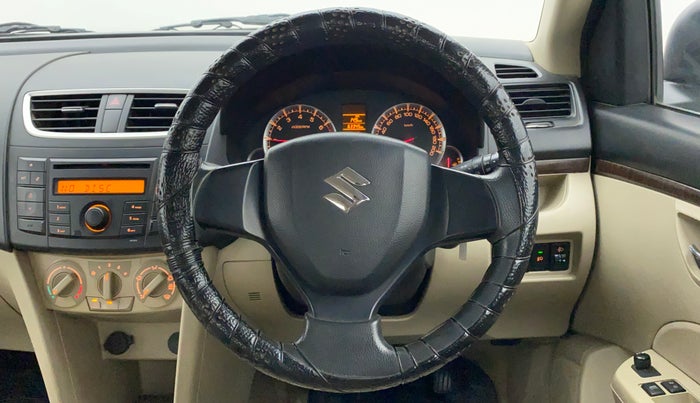 2014 Maruti Swift Dzire VXI, Petrol, Manual, 63,296 km, Steering Wheel Close Up