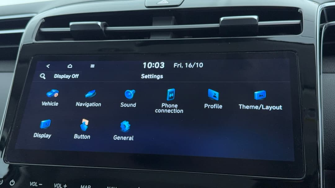 2022 Hyundai Tucson Elite (AWD), Automatic, 46309 km, Infotainment System