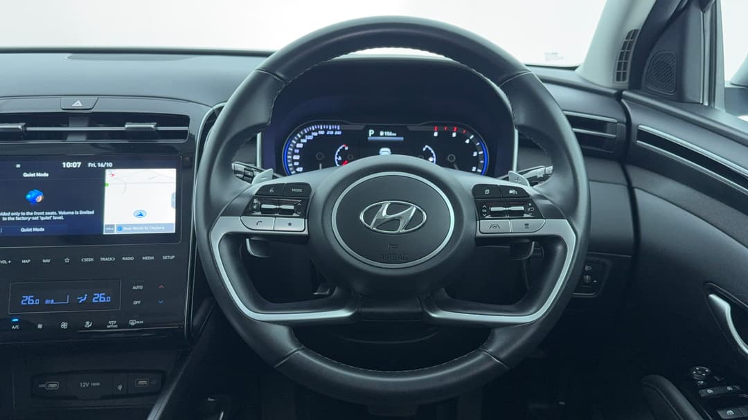 2022 Hyundai Tucson Elite (AWD), Automatic, 46309 km, Steering Wheel Close-up