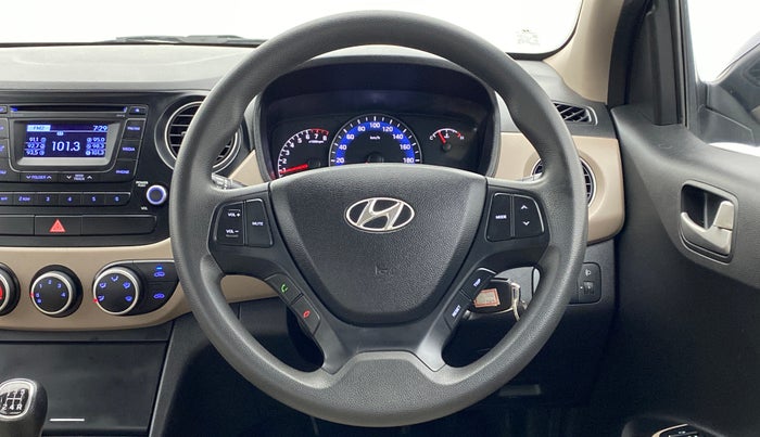 2015 Hyundai Xcent S 1.2, Petrol, Manual, 34,082 km, Steering Wheel Close Up