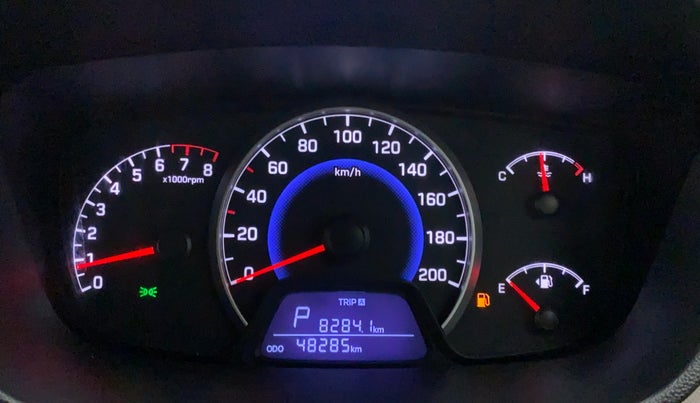 2016 Hyundai Grand i10 MAGNA AT 1.2 KAPPA VTVT, Petrol, Automatic, 48,285 km, Odometer Image