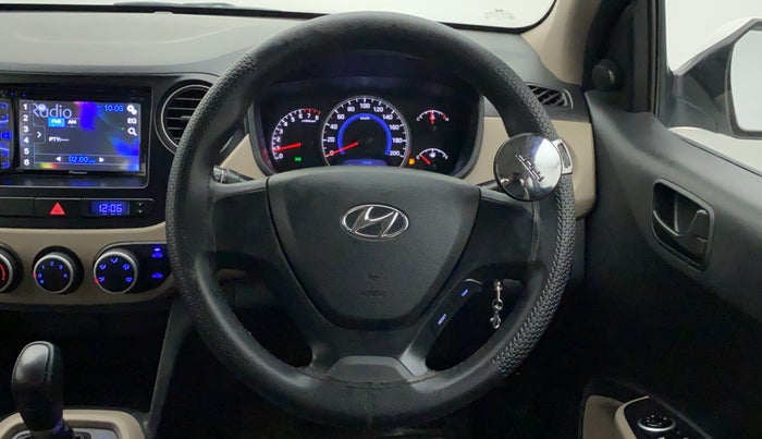 2016 Hyundai Grand i10 MAGNA AT 1.2 KAPPA VTVT, Petrol, Automatic, 48,285 km, Steering Wheel Close Up