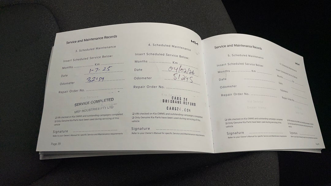 2023 Kia Carnival S, Automatic, 51246 km, Service History