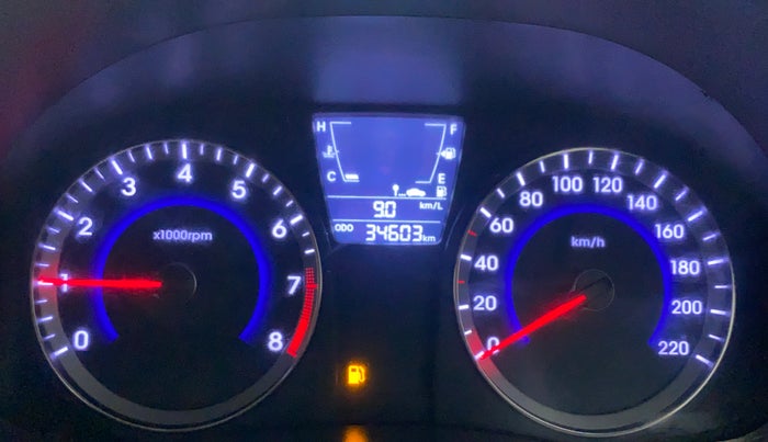 2016 Hyundai Verna FLUIDIC 1.6 SX VTVT, Petrol, Manual, 34,697 km, Odometer Image