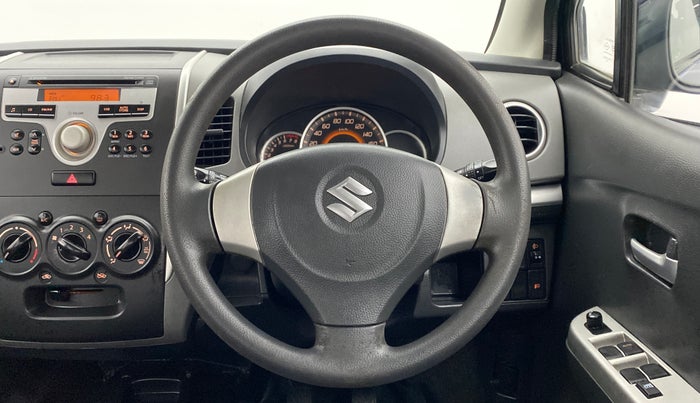 2012 Maruti Wagon R 1.0 VXI, Petrol, Manual, 67,318 km, Steering Wheel Close Up