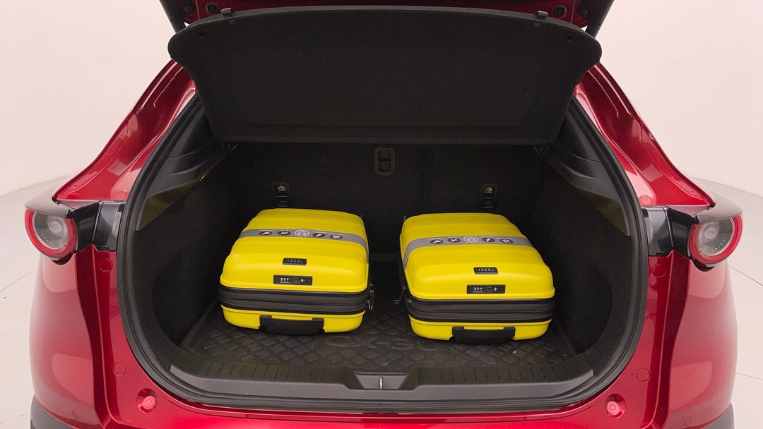 Boot Inside View with Luggage