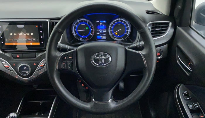 2021 Toyota Glanza G MT PETROL, Petrol, Manual, 14,989 km, Steering Wheel Close Up