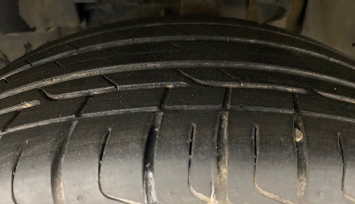 2019 Tata NEXON XZA+ 1.5, Diesel, Automatic, 25,901 km, Left Front Tyre Tread