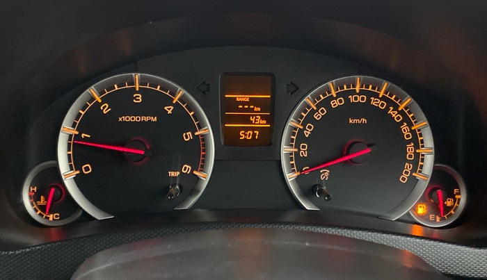 2011 Maruti Swift VDI, Diesel, Manual, 1,56,985 km, Instrument cluster - Cluster meter changed in authorized service centre - odometer Set to 0