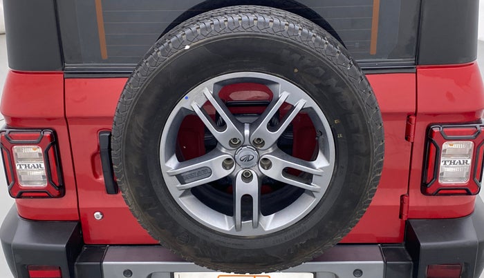 2021 Mahindra Thar LX HT PETROL 4WD MT, Petrol, Manual, 9,538 km, Spare Tyre