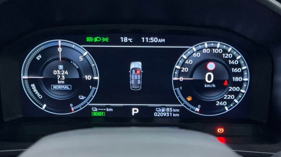 2024 Mitsubishi Outlander Phev Exceed Tour 5+2 St (AWD), Automatic, 20931 km, Odometer View