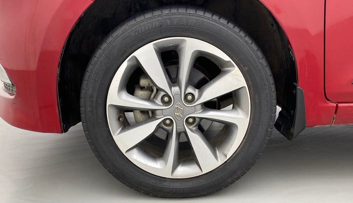 2017 Hyundai Elite i20 ASTA 1.2 (O), Petrol, Manual, 28,392 km, Left Front Wheel