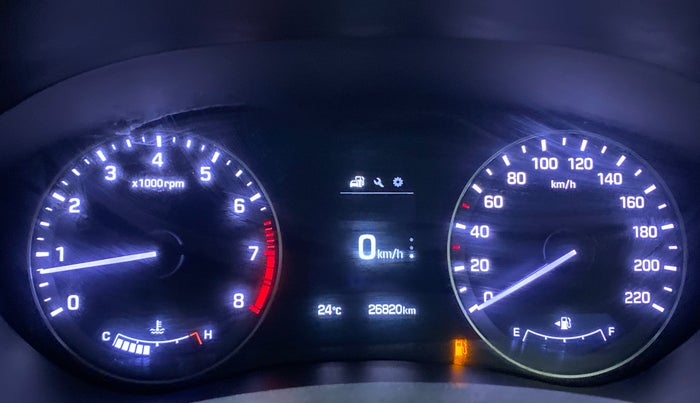 2017 Hyundai Elite i20 ASTA 1.2 (O), Petrol, Manual, 28,392 km, Odometer Image