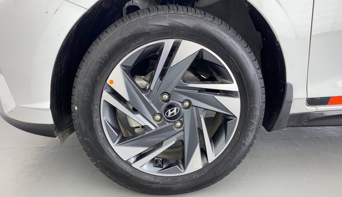 2021 Hyundai NEW I20 ASTA (O) 1.2 MT DUAL TONE, Petrol, Manual, 4,329 km, Left Front Wheel