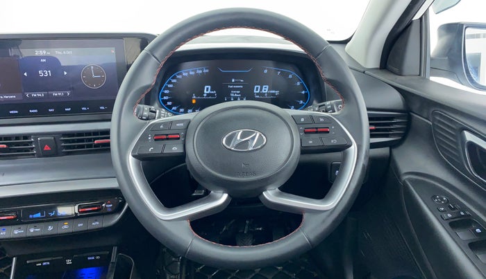 2021 Hyundai NEW I20 ASTA (O) 1.2 MT DUAL TONE, Petrol, Manual, 4,329 km, Steering Wheel Close Up