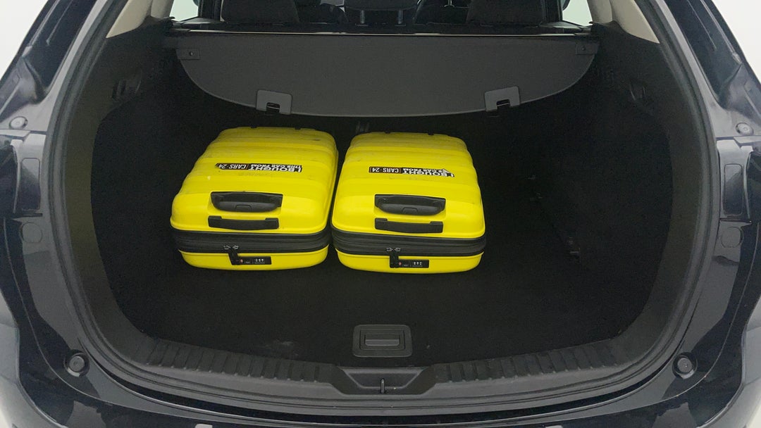 Boot Inside View with Luggage