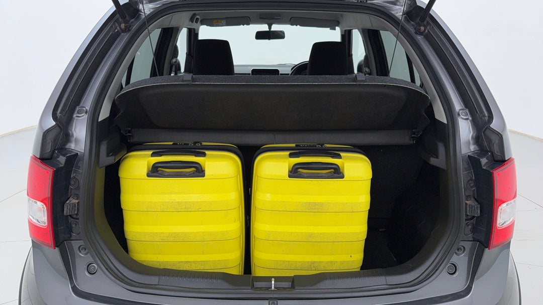 Boot Inside View with Luggage