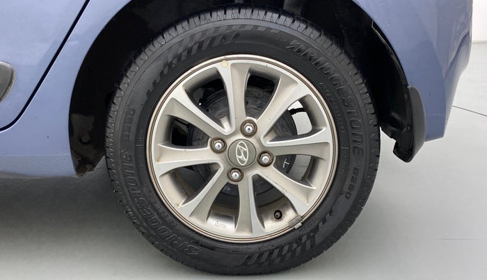 2015 Hyundai Grand i10 ASTA (O) 1.2 KAPPA VTVT, Petrol, Manual, 45,901 km, Left Rear Wheel