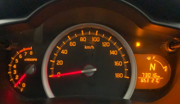 2015 Maruti Celerio VXI AMT, Petrol, Automatic, 73,014 km, Odometer Image