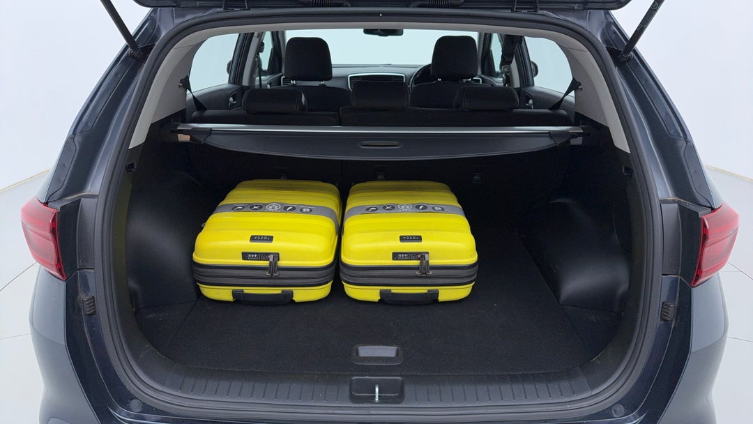 Boot Inside View with Luggage