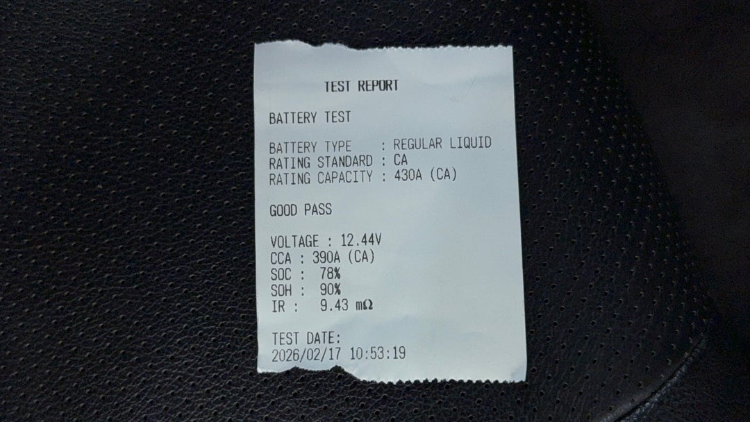 2018 Honda HR-V Rs, Automatic, 61787 km, Car Battery Health