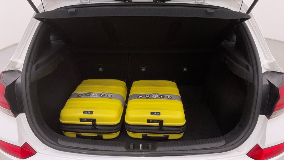 Boot Inside View with Luggage