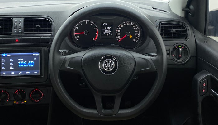 2019 Volkswagen Ameo Trendline 1.0, Petrol, Manual, 37,487 km, Steering Wheel Close Up