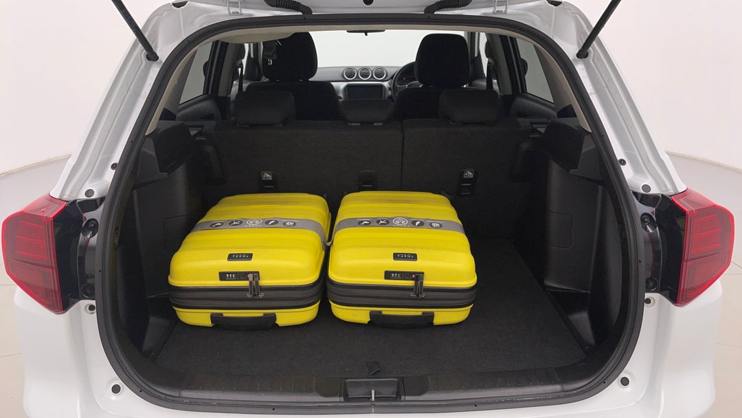 Boot Inside View with Luggage