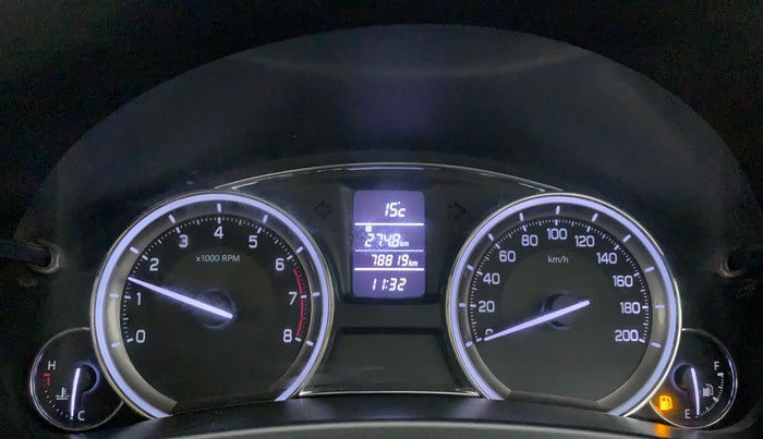 2015 Maruti Ciaz ZXI, Petrol, Manual, 79,110 km, Odometer Image