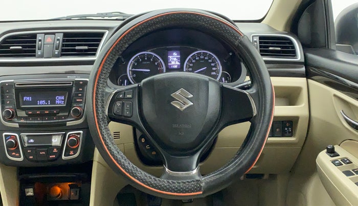 2015 Maruti Ciaz ZXI, Petrol, Manual, 79,110 km, Steering Wheel Close Up