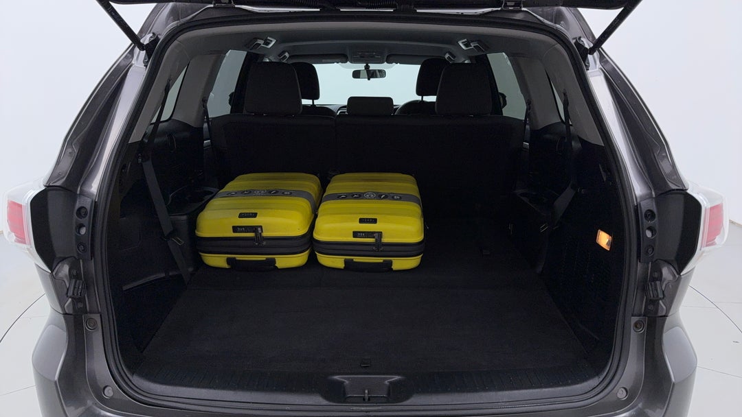 Boot Inside View with Luggage