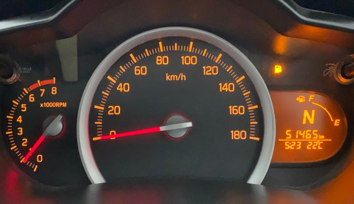 2015 Maruti Celerio VXI AMT, Petrol, Automatic, 51,464 km, Odometer Image