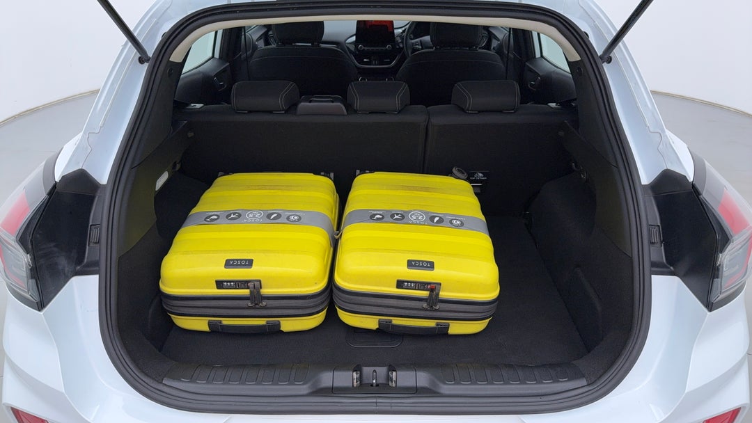 Boot Inside View with Luggage