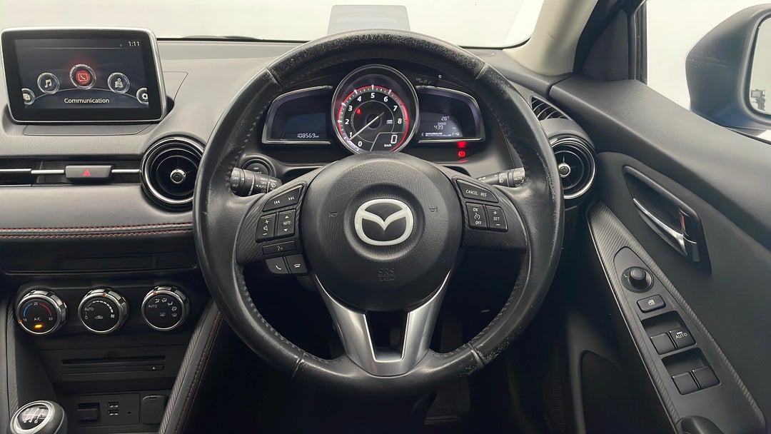 2014 Mazda Mazda2 Genki, Manual, 108569 km, Steering Wheel Close-up