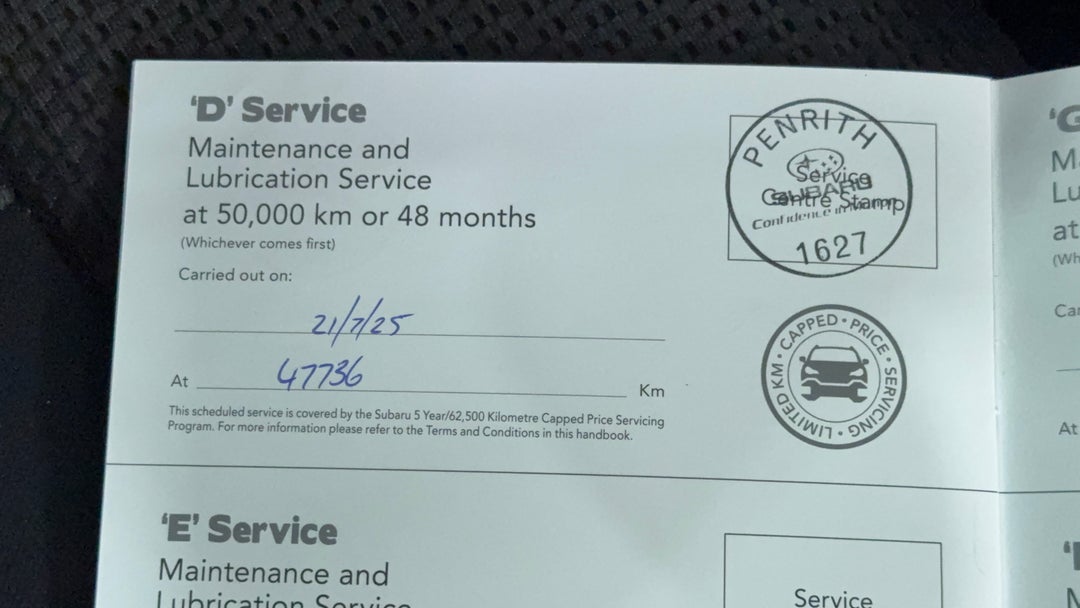 2021 Subaru Outback AWD, Automatic, 50948 km, Service History