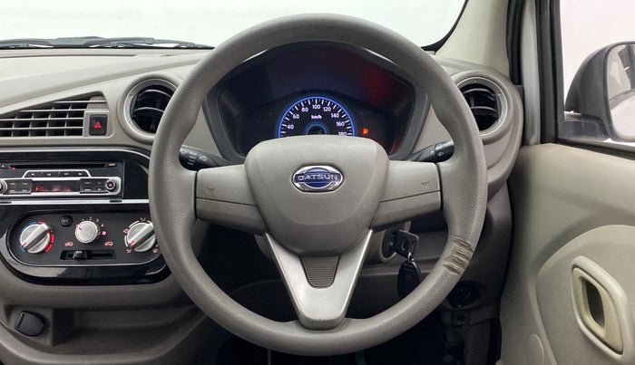 2017 Datsun Redi Go T (O), Petrol, Manual, 56,622 km, Steering Wheel Close Up