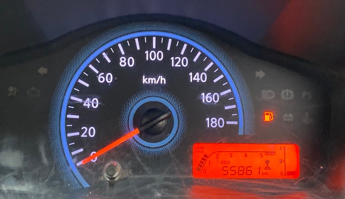 2017 Datsun Redi Go T (O), Petrol, Manual, 56,622 km, Odometer Image