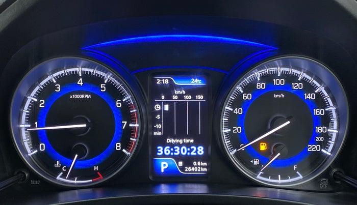 2019 Toyota Glanza G CVT, Petrol, Automatic, 26,445 km, Odometer Image