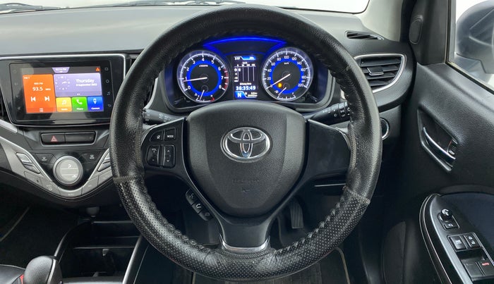 2019 Toyota Glanza G CVT, Petrol, Automatic, 26,445 km, Steering Wheel Close Up