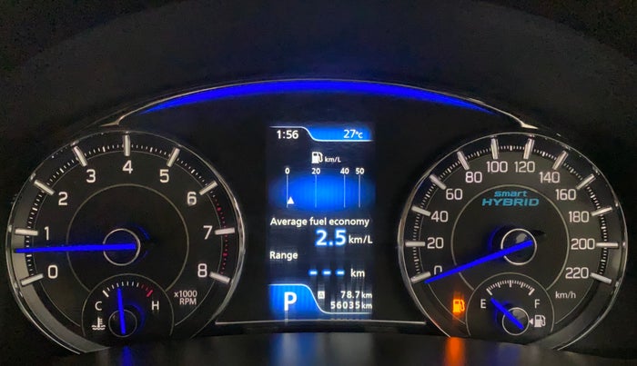 2018 Maruti Ciaz ALPHA  AT 1.5 SHVS PETROL, Petrol, Automatic, 56,035 km, Odometer Image