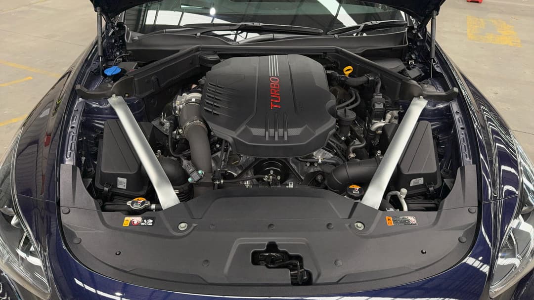 2021 Kia Stinger Gt (black Leather), Automatic, 38698 km, Open Bonnet (Engine)