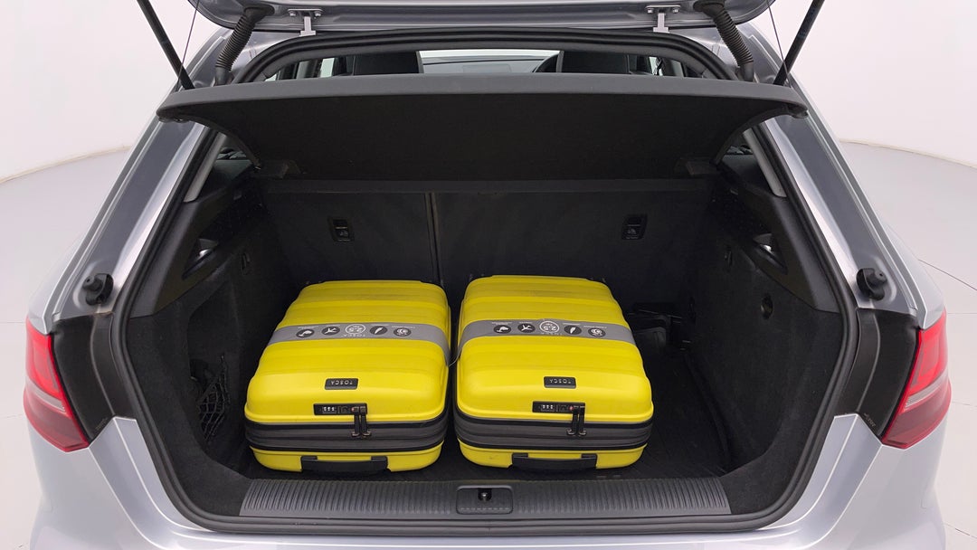 Boot Inside View with Luggage