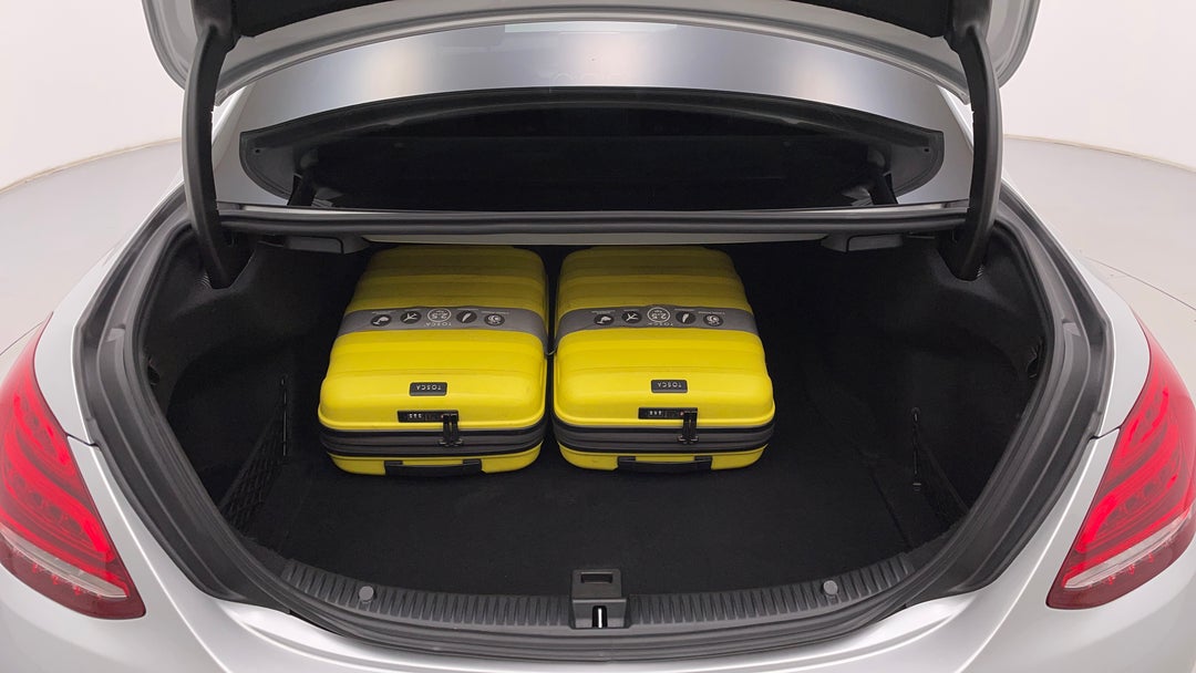 Boot Inside View with Luggage