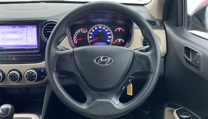 2018 Hyundai Grand i10 MAGNA 1.2 KAPPA VTVT, Petrol, Manual, 15,548 km, Steering Wheel Close Up